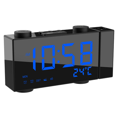 Reloj Despertador con Proyección FM, Pantalla Digital, Carga USB y Termómetro - Image 6