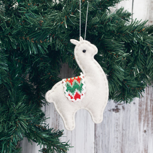 Set de Adornos Navideños con Alpacas Creativas - Image 8