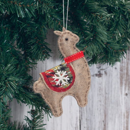 Set de Adornos Navideños con Alpacas Creativas - Image 10