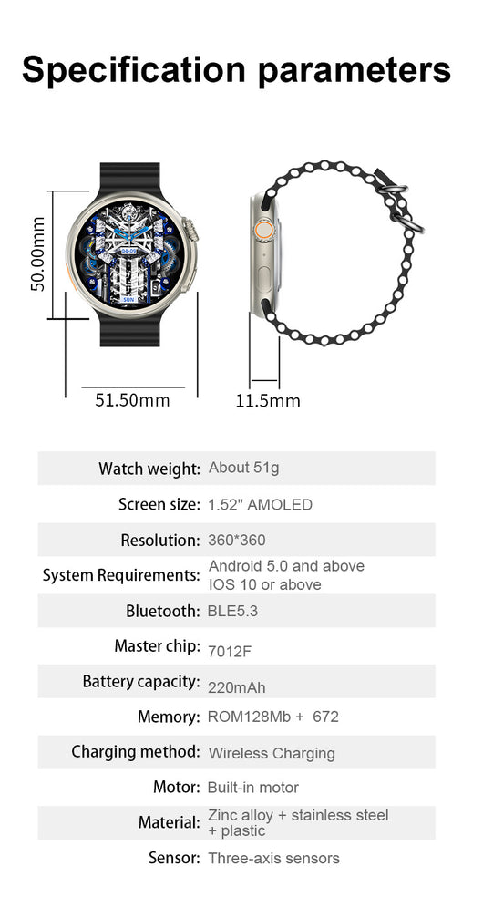 Reloj Inteligente Jerry Segunda Generación con Control de Un Clic - Image 14