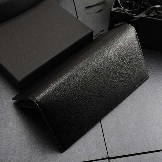 Billetera de Cuero Vacuno Premium con Patrón Lichi para Hombre - Image 8