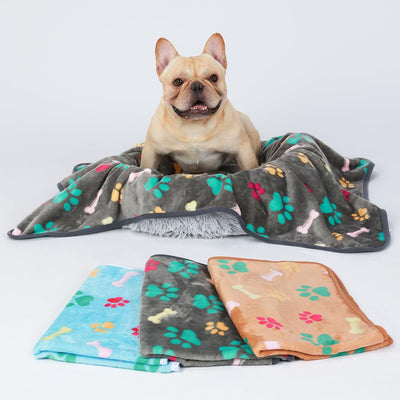 Manta Térmica para Mascotas - Diseño Huesos y Patitas - Image 14