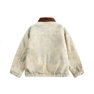 Chaqueta Acolchada Estilo Retro Industrial para Parejas - Algodón Casual Unisex - Image 16