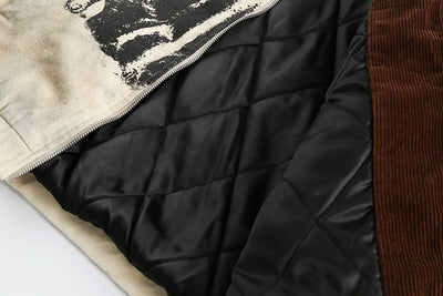 Chaqueta Acolchada Estilo Retro Industrial para Parejas - Algodón Casual Unisex - Image 24