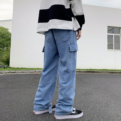 Pantalones Vaqueros Anchos Hip Hop para Hombre - Image 10
