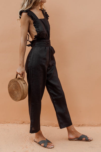 Jumpsuit sin mangas con cordones - Image 4