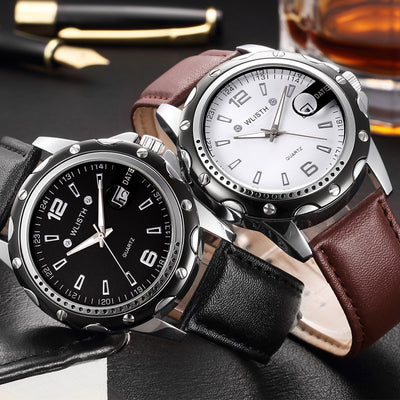 Reloj de Negocios Impermeable para Hombre con Calendario y Cuarzo - Image 7