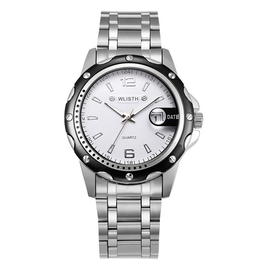 Reloj de Negocios Impermeable para Hombre con Calendario y Cuarzo - Image 10