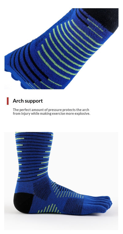 Calcetines Deportivos Five-Finger Antideslizantes para Maratón - Image 17