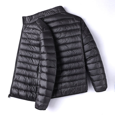 Chaqueta Acolchada Ligera Cuello Alto Talla Grande para Hombre - Image 10