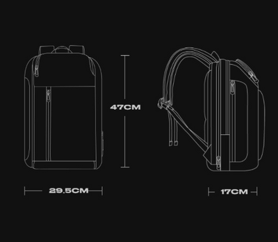 Mochila BANGE para Hombre - Gran Capacidad y Diseño Profesional - Image 12