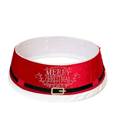 Falda Navideña Elegante con Cinturón de Terciopelo para Base de Árbol - Image 10