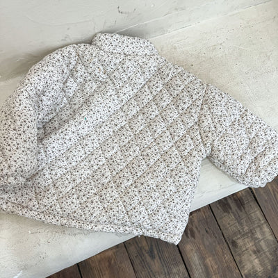 Abrigo Infantil Acolchado Floral con Forro Polar Grueso - Image 12
