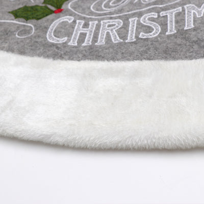 Falda Protectora para Árbol de Navidad Gris - Image 9