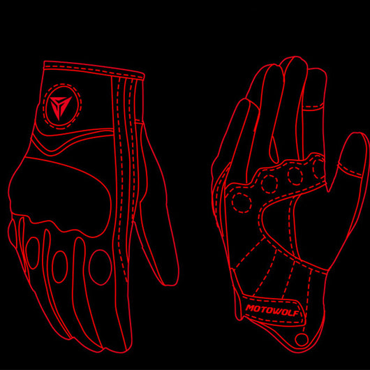 Guantes de Ciclismo en Cuero y Carbono para Hombre y Mujer - Image 10