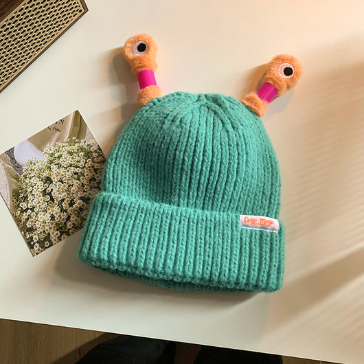 Gorro Tejido de Rana Divertida para Mujer - Image 17