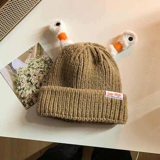 Gorro Tejido de Rana Divertida para Mujer - Image 21