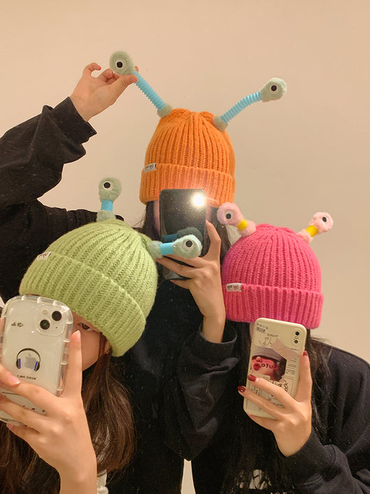 Gorro Tejido de Rana Divertida para Mujer - Image 30