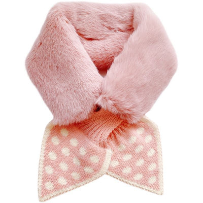 Bufanda Invierno con Moño y Lunares Estilo Coreano - Image 17