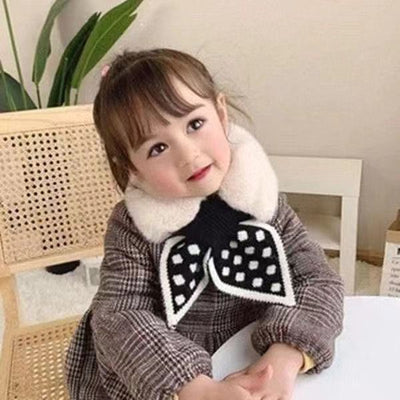 Bufanda Invierno con Moño y Lunares Estilo Coreano - Image 21
