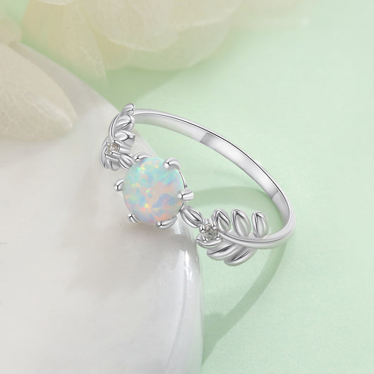 Anillo Hoja Coreana Elegante - Image 10