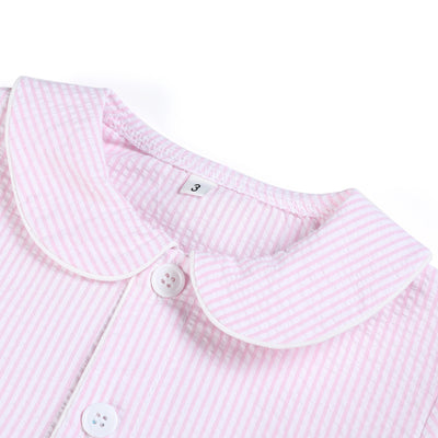 Conjunto de Pijama Infantil Seersucker Ligero - Image 10