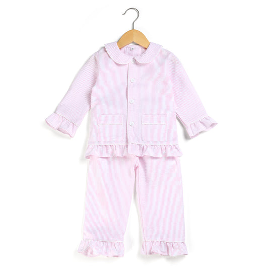 Conjunto de Pijama Infantil Seersucker Ligero - Image 11