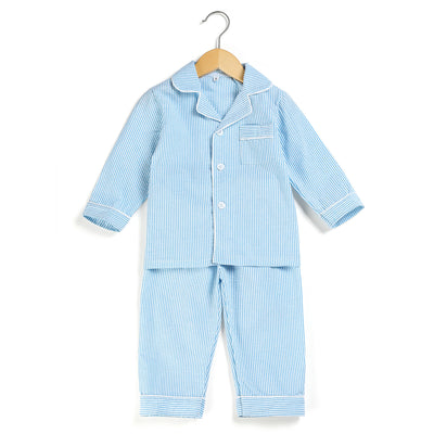 Conjunto de Pijama Infantil Seersucker Ligero - Image 14