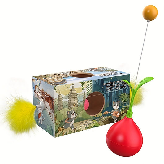 Kit de Juguetes Interactivos para Gatos - Varita y Juguete Masticable - Image 6
