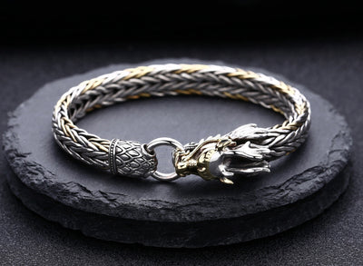 Pulsera Tejida Plata 925 Diseño Grifo Grosor Premium - Image 7