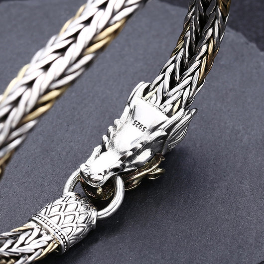 Pulsera Tejida Plata 925 Diseño Grifo Grosor Premium - Image 8