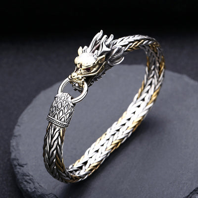 Pulsera Tejida Plata 925 Diseño Grifo Grosor Premium - Image 12
