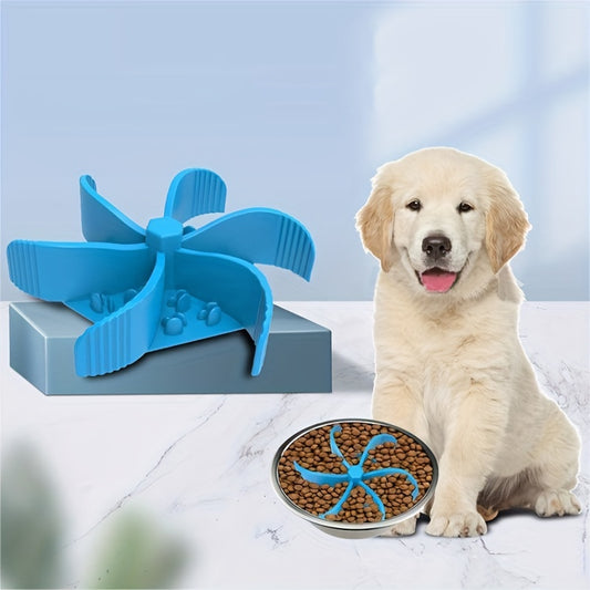 Tapete de Silicona Hexagonal para Mascotas - Comedero Lento con Ventosas y Almohadilla Lamer