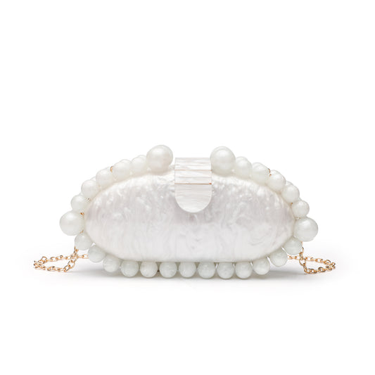 Bolso Minimalista de Perlas en Acrílico - Image 2