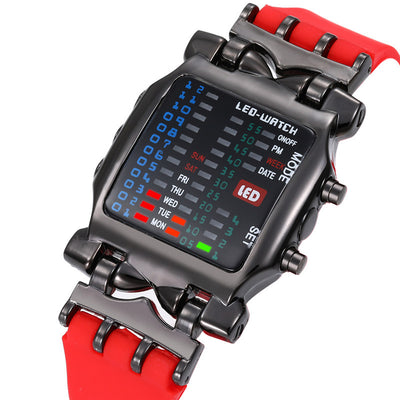 Reloj LED Binario de Moda Casual Moderno - Image 8