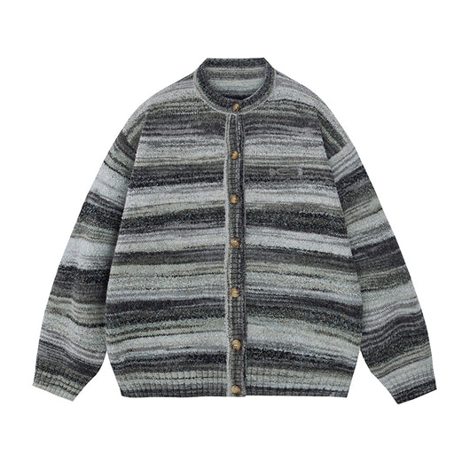 Cardigan de Rayas Degradadas en Colores Vibrantes - Image 22