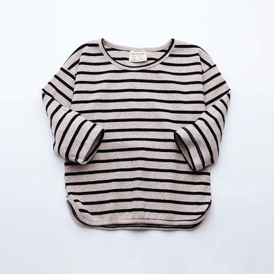 Camisetas de Rayas para Niñas - Algodón Puro, Manga Larga Otoño Primavera - Image 5