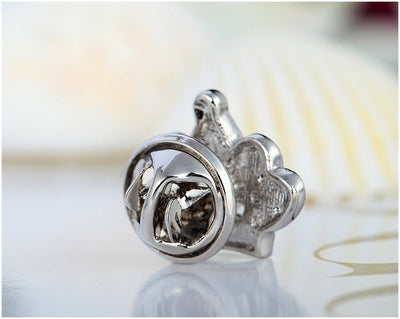 Broche Corona Dorado y Plateado Unisex - Accesorio Elegante para Regalos - Image 4