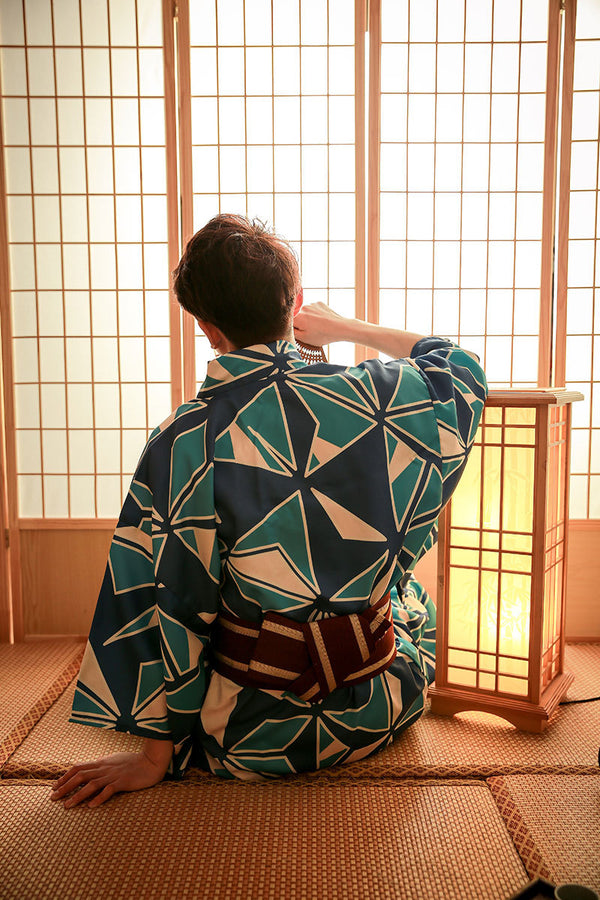 Traje Kimono Formal Japonés Antirruga sin Planchado