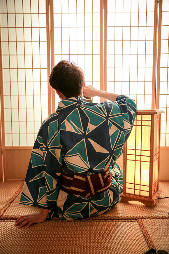 Traje Kimono Formal Japonés Antirruga sin Planchado