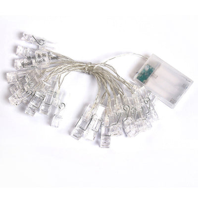 Guirnalda de Luces LED con Clips para Fotos - Image 12