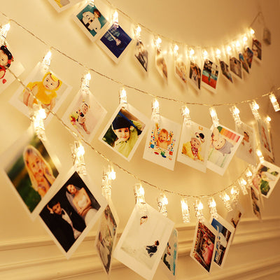Guirnalda de Luces LED con Clips para Fotos - Image 13