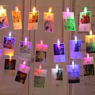 Guirnalda de Luces LED con Clips para Fotos - Image 15