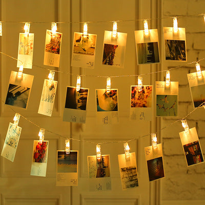 Guirnalda de Luces LED con Clips para Fotos - Image 17