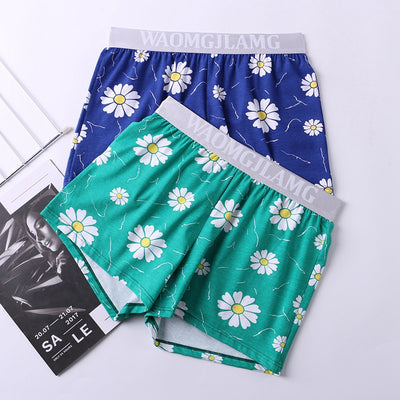 Boxers Cortos de Algodón Estampados Holgados y Transpirables - Image 16