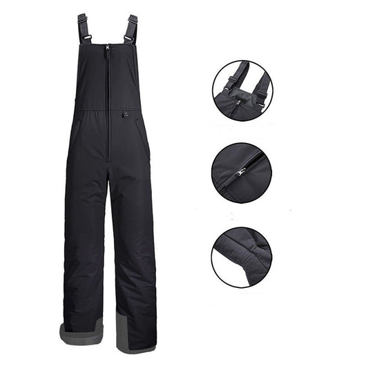 Pantalones de Esquí para Hombre Impermeables con Carga USB - Image 13