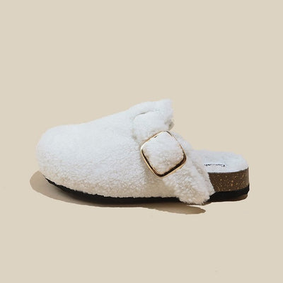 Pantuflas de Invierno Retro con Plataforma - Comodidad de Terciopelo y Lana - Image 8