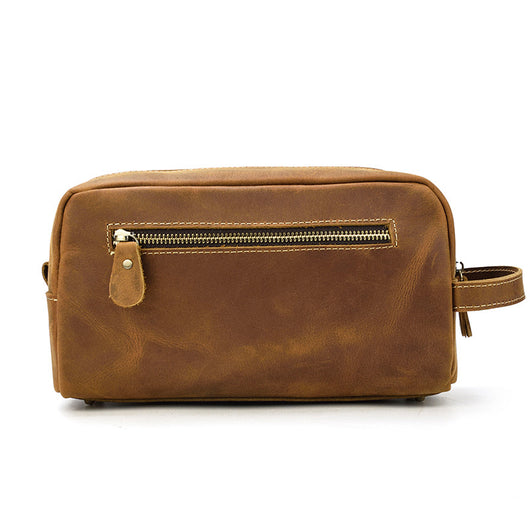 Bolso de Cuero Crazy Horse Gran Capacidad - Cartera de Mano Premium - Image 27