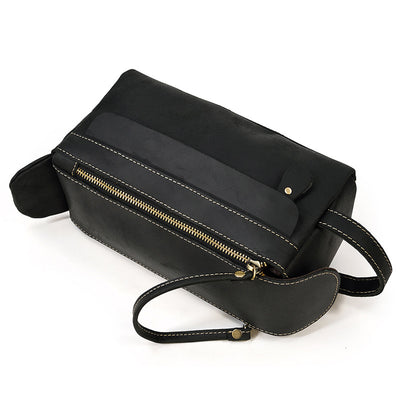 Bolso de Cuero Crazy Horse Gran Capacidad - Cartera de Mano Premium - Image 49