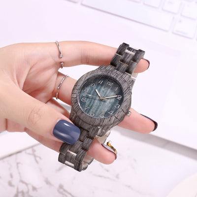 Reloj de Moda Unisex con Patrón de Bambú y Números Creativos - Image 14